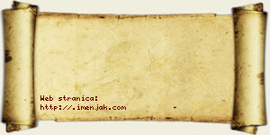 David Blaževac vizit kartica